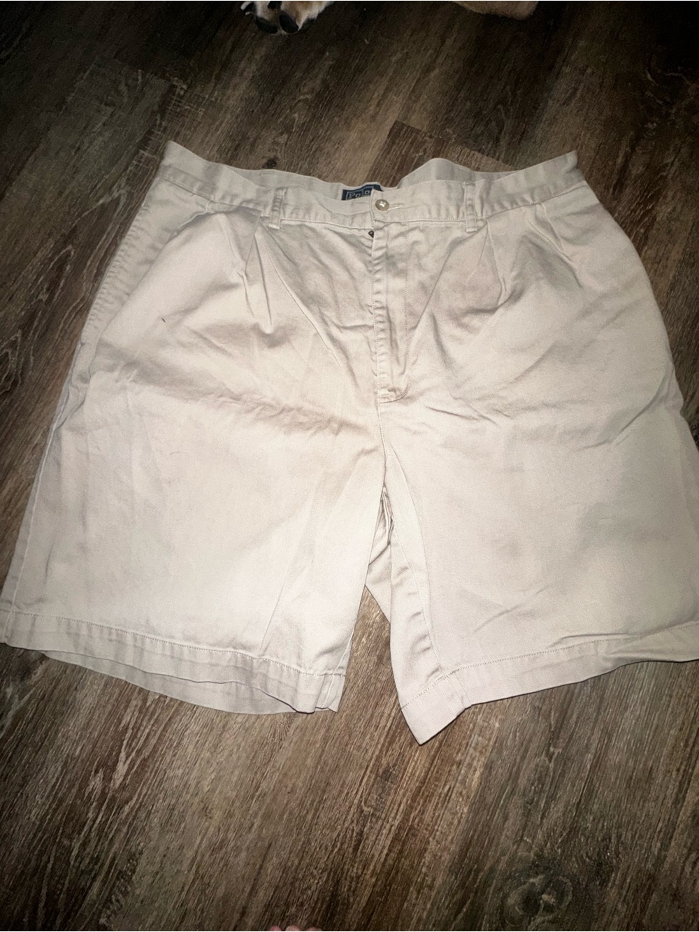 Polo by Ralph Lauren Khaki Flat Front Men's Shorts